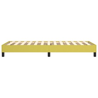 Bedframe zonder matras 100x200 cm stof groen 6