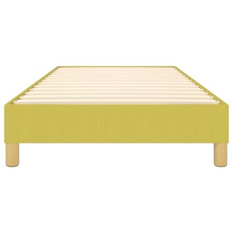Bedframe zonder matras 100x200 cm stof groen 5