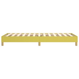 Bedframe zonder matras 100x200 cm stof groen 6