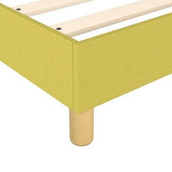 Bedframe zonder matras 100x200 cm stof groen 7