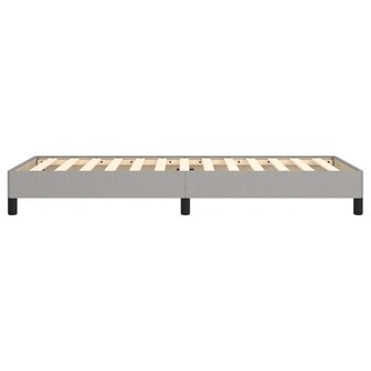 Bedframe zonder matras 80x200 cm stof lichtgrijs 6