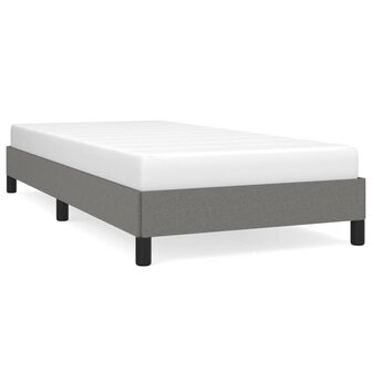 Bedframe zonder matras 80x200 cm stof donkergrijs 2