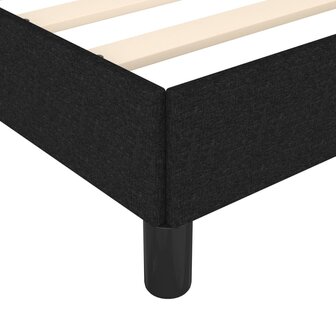 Bedframe zonder matras 90x190 cm stof zwart 7