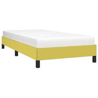 Bedframe zonder matras 100x200 cm stof groen 3