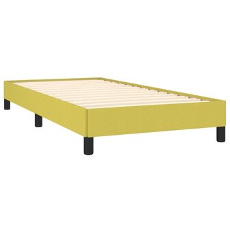 Bedframe zonder matras 100x200 cm stof groen 4