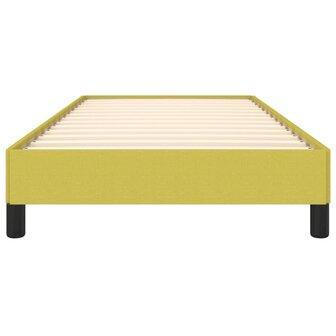 Bedframe zonder matras 100x200 cm stof groen 5