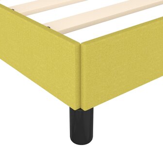 Bedframe zonder matras 100x200 cm stof groen 7
