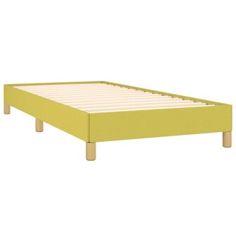 Bedframe zonder matras 100x200 cm stof groen 4