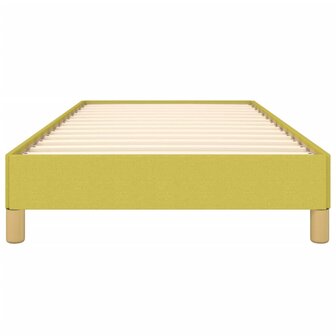 Bedframe zonder matras 100x200 cm stof groen 5
