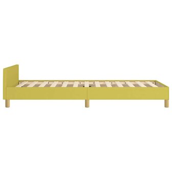 Bedframe zonder matras 100x200 cm stof groen 6