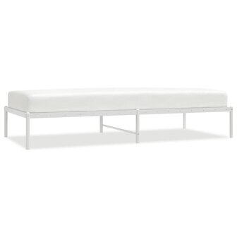 Bedframe metaal wit 90x200 cm 2