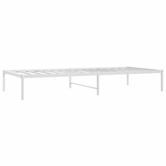 Bedframe metaal wit 90x200 cm 3