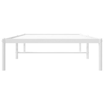 Bedframe metaal wit 90x200 cm 5