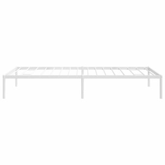 Bedframe metaal wit 90x200 cm 6