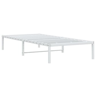Bedframe metaal wit 90x190 cm 4
