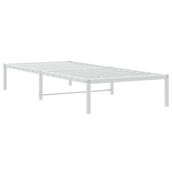 Bedframe metaal wit 90x190 cm 7