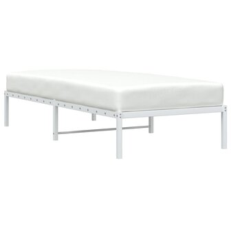 Bedframe metaal wit 90x200 cm 3