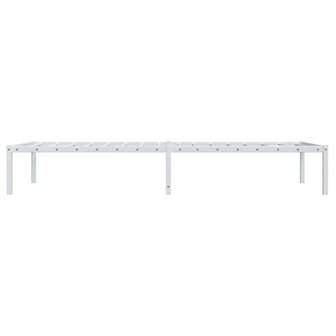 Bedframe metaal wit 90x200 cm 6