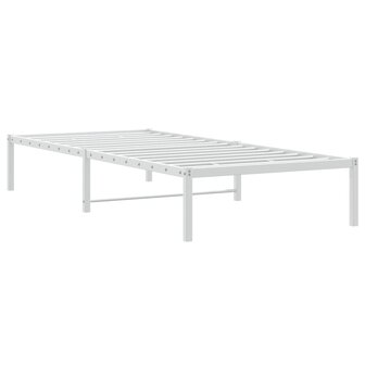 Bedframe metaal wit 90x200 cm 7