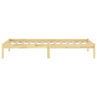 Bedframe massief hout 75x190 cm 5