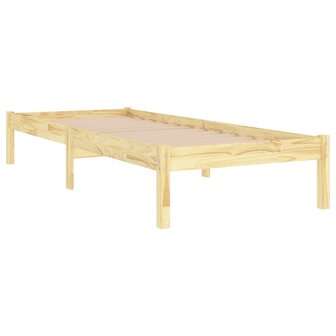 Bedframe massief hout 90x190 cm 3