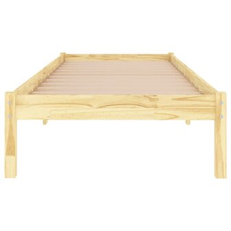 Bedframe massief hout 90x190 cm 4