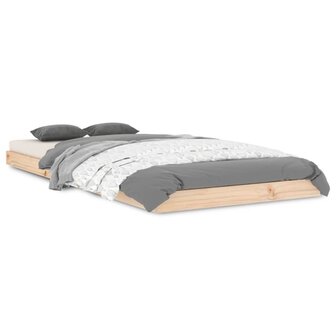 Bedframe massief grenenhout 90x200 cm 2