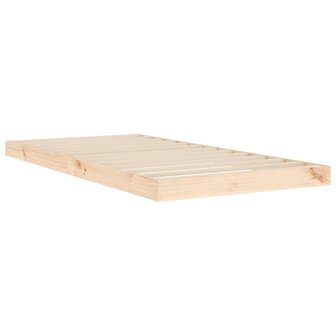 Bedframe massief grenenhout 90x190 cm 4