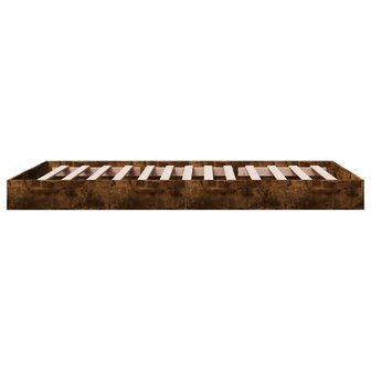 Bedframe zonder matras hout gerookt eikenkleurig 100x200 cm 5
