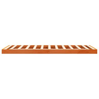 Bedframe massief grenenhout wasbruin 75x190 cm 6