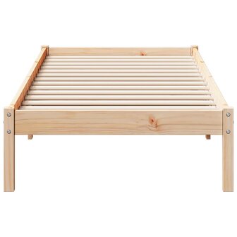 Bedframe extra lang zonder matras massief grenenhout 80x220 cm 4