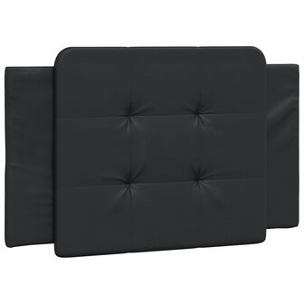 Bed met matras kunstleer zwart 80x200 cm 5
