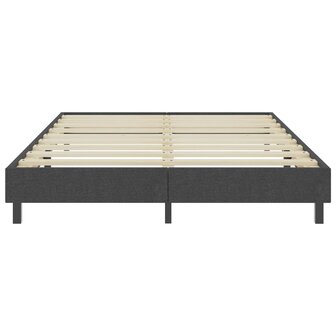 Boxspringframe stof grijs 140x200 cm 4