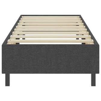 Boxspringframe stof grijs 100x200 cm 4