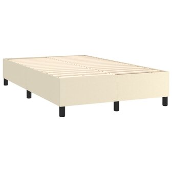 Boxspringframe kunstleer cr&egrave;mekleurig 120x200 cm 4