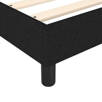 Boxspring met matras stof zwart 80x200 cm 7