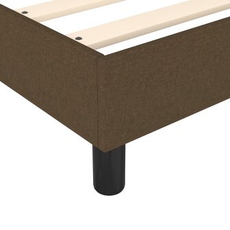 Boxspring met matras stof donkerbruin 80x200 cm 7