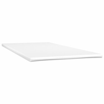Boxspring met matras kunstleer grijs 80x200 cm 6