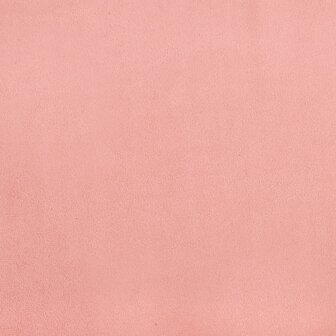 Boxspring met matras fluweel roze 80x200 cm 9