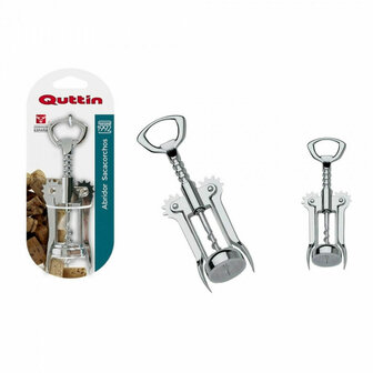 Flesopener met Kurkentrekker Quttin Roestvrij staal 16,5 cm (18 Stuks) 2