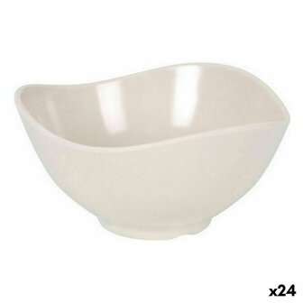 Aperitiefschaaltje La Mediterr&aacute;nea Melamine Wit Helderheid 11,5 X 6 cm (24 Stuks) 1