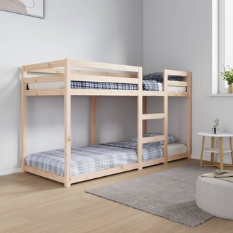 Stapelbed massief grenenhout 75x190 cm 1