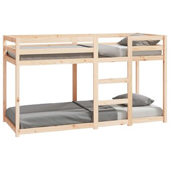 Stapelbed massief grenenhout 75x190 cm 2