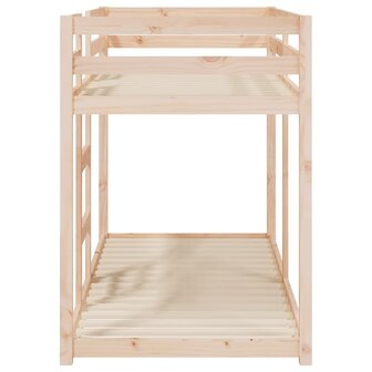 Stapelbed massief grenenhout 75x190 cm 6
