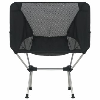 Campingstoelen 2 st met draagtas 54x50x65 cm aluminium 4