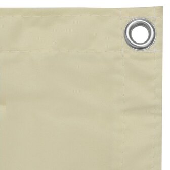 Balkonscherm 120x300 cm oxford stof cr&egrave;me 3