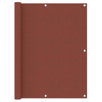 Balkonscherm 120x400 cm oxford stof terracotta 1