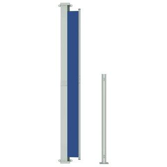 Tuinscherm uittrekbaar 180x500 cm blauw 5