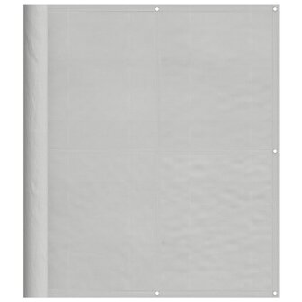 Balkonscherm 120x500 cm 100% oxford polyester lichtgrijs 2