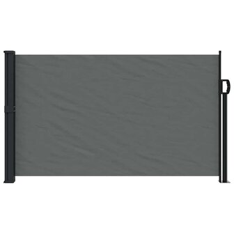 Windscherm uittrekbaar 120x500 cm antracietkleurig 3